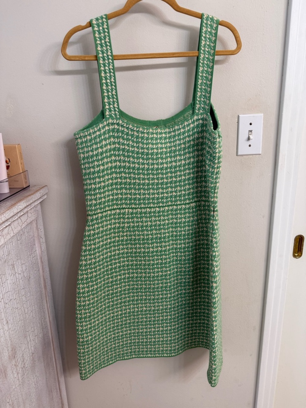 Sandro “Lea” green tweed dress Size XL - Picture 5 of 11
